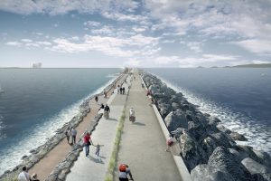 Lagoon wall  Tidal Lagoon Power  3x2