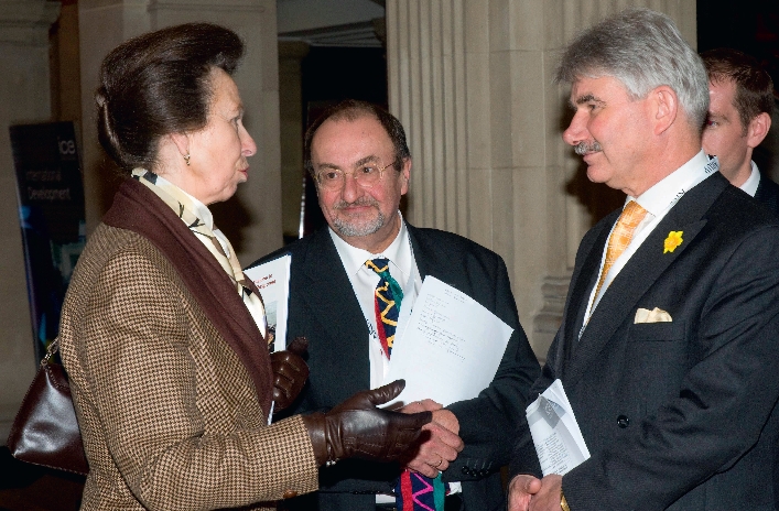 Princess Anne meets ICE President Paul Jowitt